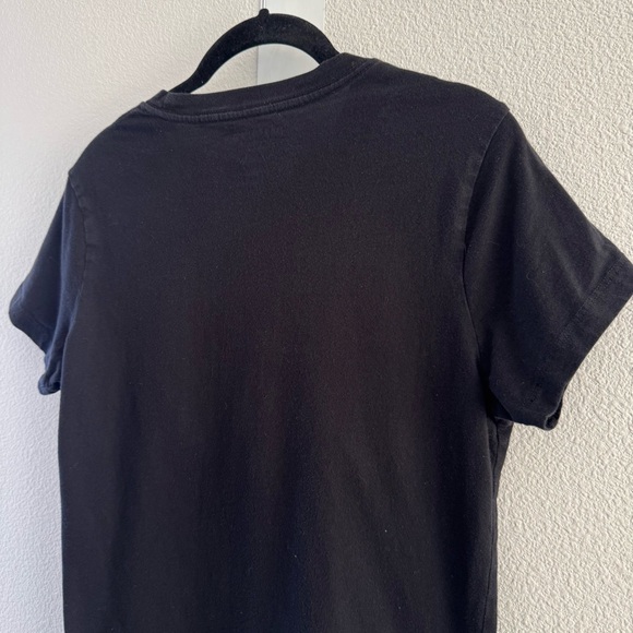 True Religion Studded Horseshoe Tee Black Gold Short Sleeve T-Shirt Embellished - Picture 6 of 8